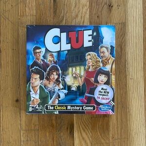 Hasbro Red and Blue Board Game Clue